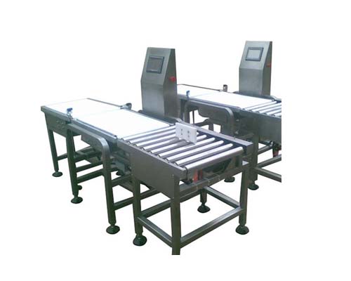 食品（pǐn）廠用自動檢重秤 重量選別機（jī） 稱重剔除機