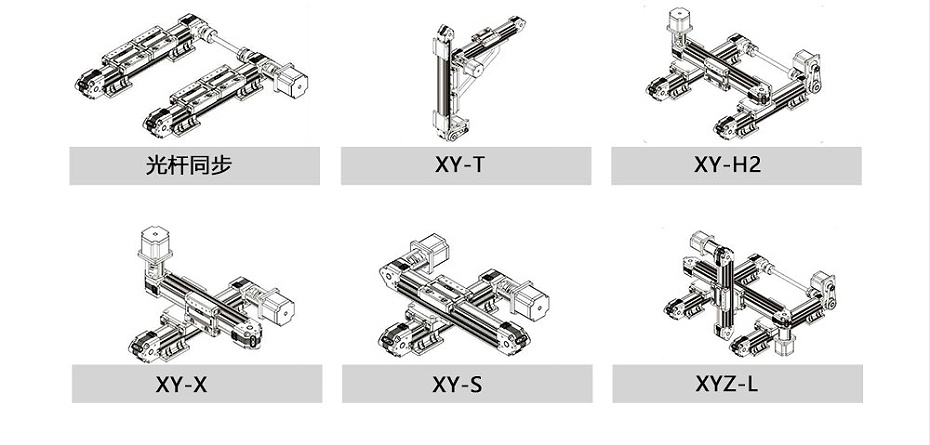 雙（shuāng）軸芯直線模組搭建方式