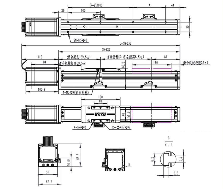 一（yī）體式直線模組