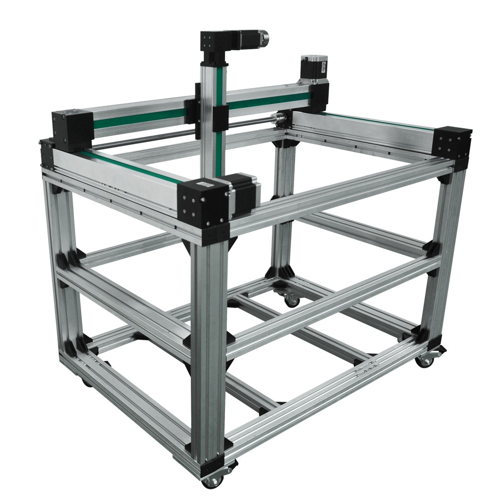 皮帶龍（lóng）門式三軸模組滑台，帶架子-.17c嫩嫩草色视频定製