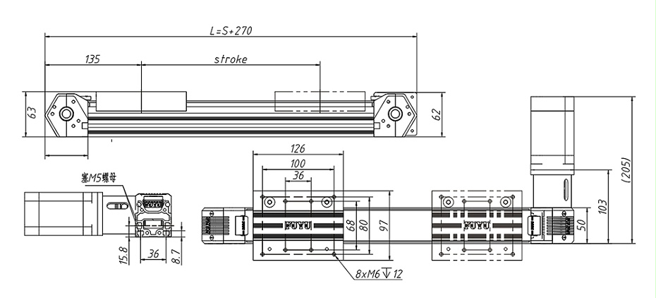 FPB50同步帶直線滑（huá）台