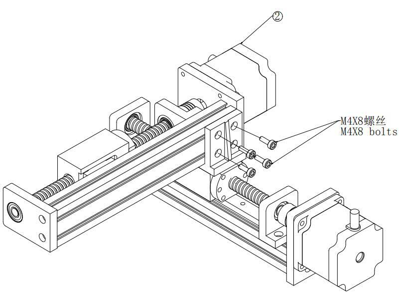 懸臂式絲杆模組